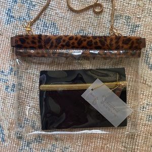 NWT Clear Crossbody Purse by MB Greene